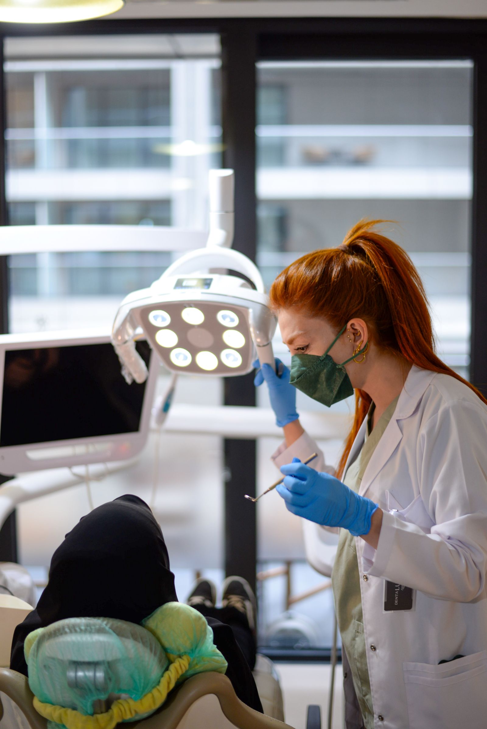 Female dentist in modern dental clinic Dubai