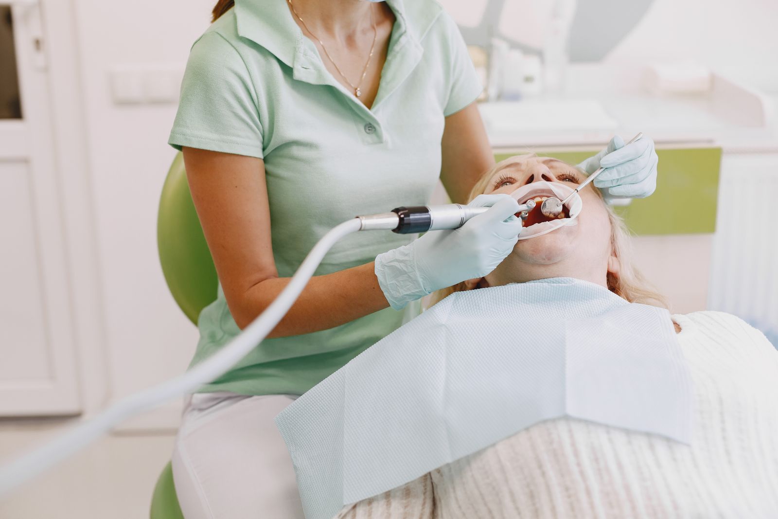 Periodontal gum examination at dental clinic Dubai